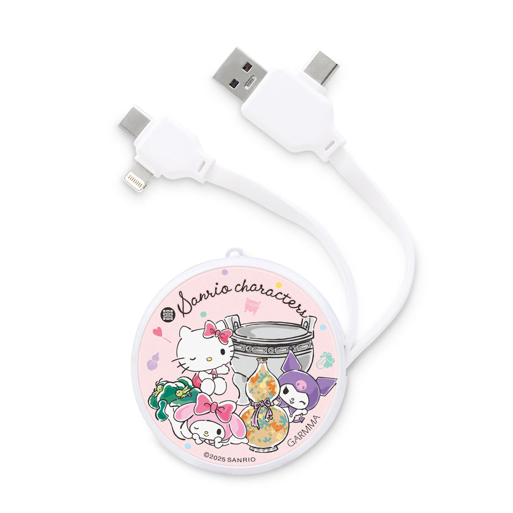 GARMMA Sanrio Characters x Palace Museum PD Fast Charge Lightning+Type-C Extracted Extension Cable