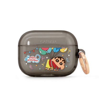 GARMMA Crayon Shin-chan Apple AirPods 4 / Pro 3 Charging Case Cover with Metal Hook