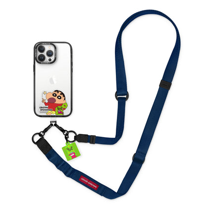 GARMMA Crayon Shin-chan Doll Charm Phone Lanyard Cross-body Strap