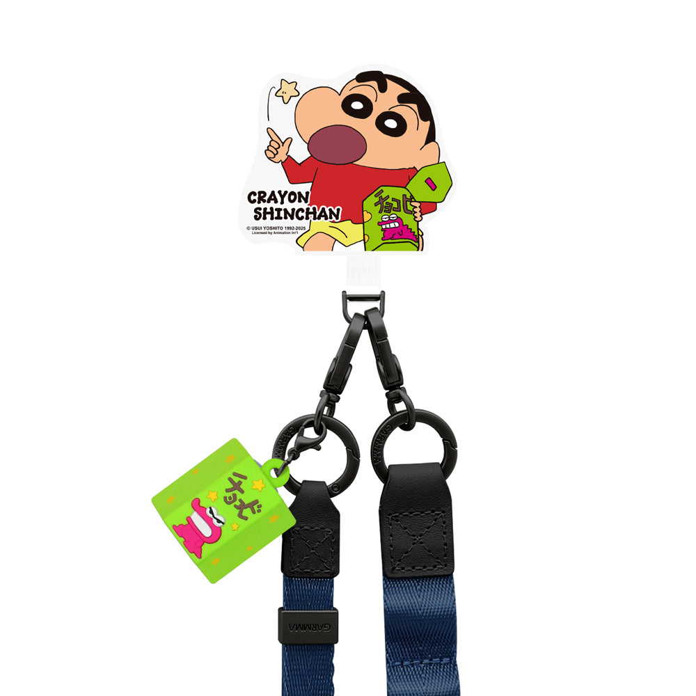GARMMA Crayon Shin-chan Doll Charm Phone Lanyard Cross-body Strap