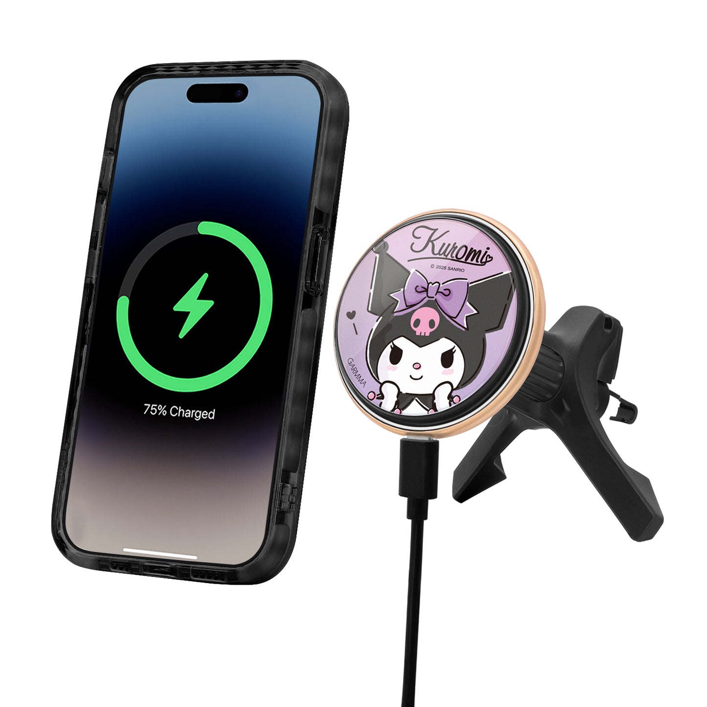 GARMMA Sanrio Characters 15W MagSafe Charger Car Wireless Charging Bracket