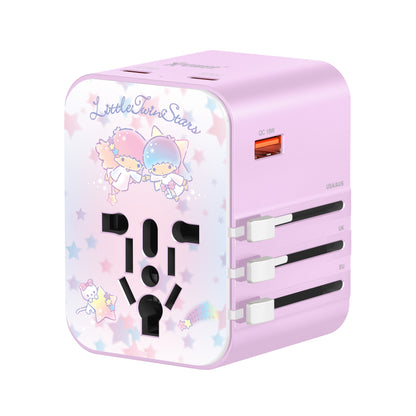 XPower x Sanrio 25W 4-Output PD 3.0/PPS Travel Adapter Universal Plug
