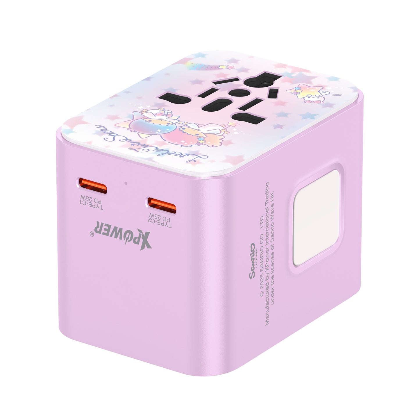 XPower x Sanrio 25W 4-Output PD 3.0/PPS Travel Adapter Universal Plug