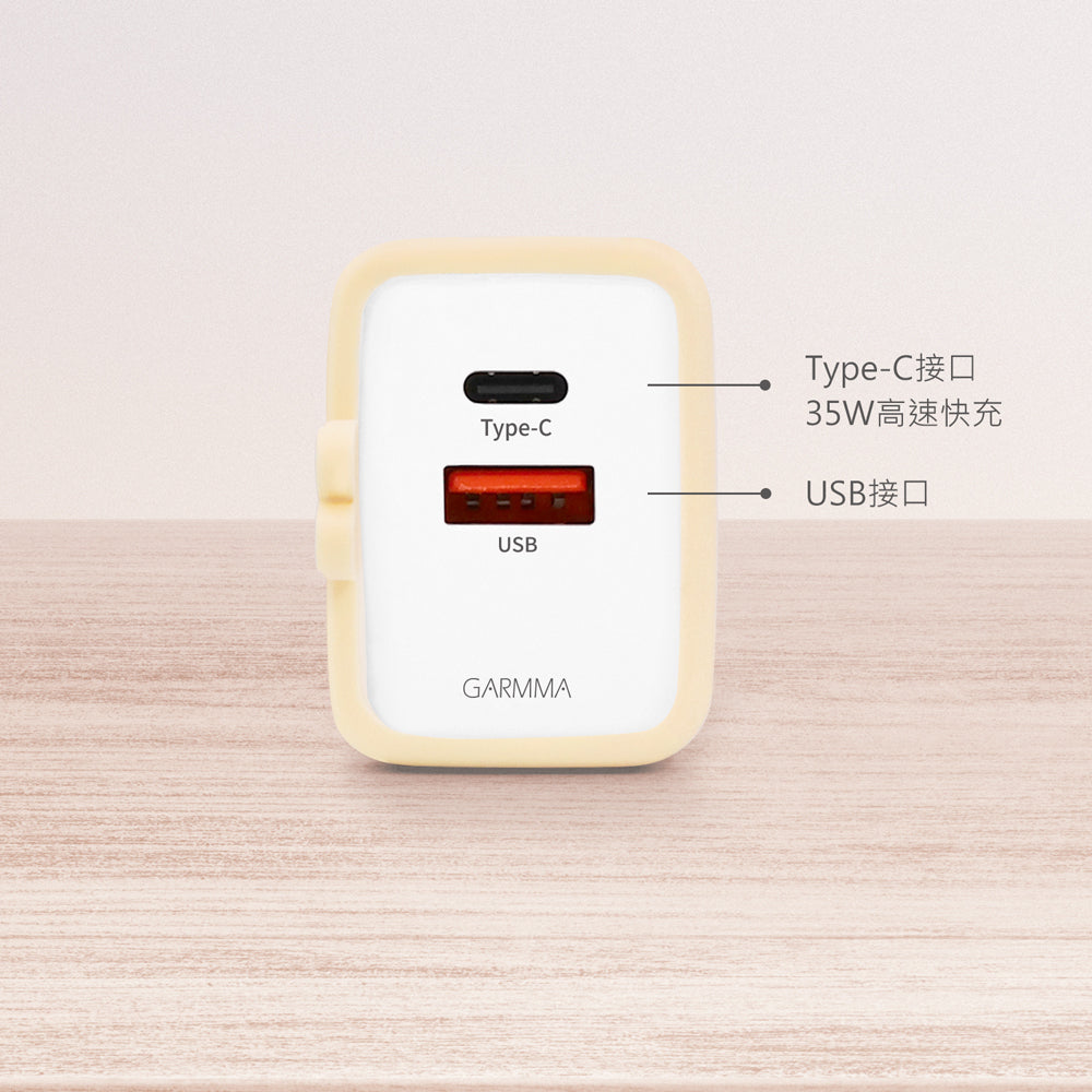 GARMMA Chiikawa Dual Ports GaN 35W PD Fast Charger