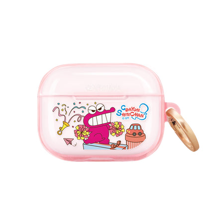 GARMMA Crayon Shin-chan Apple AirPods 4 / Pro 3 Charging Case Cover with Metal Hook