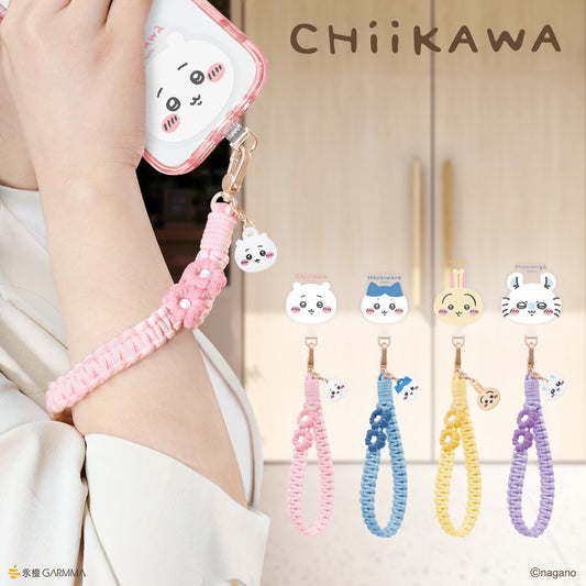 GARMMA Chiikawa Doll Charm Buckle Strap Braided Handstrap Phone Lanyard