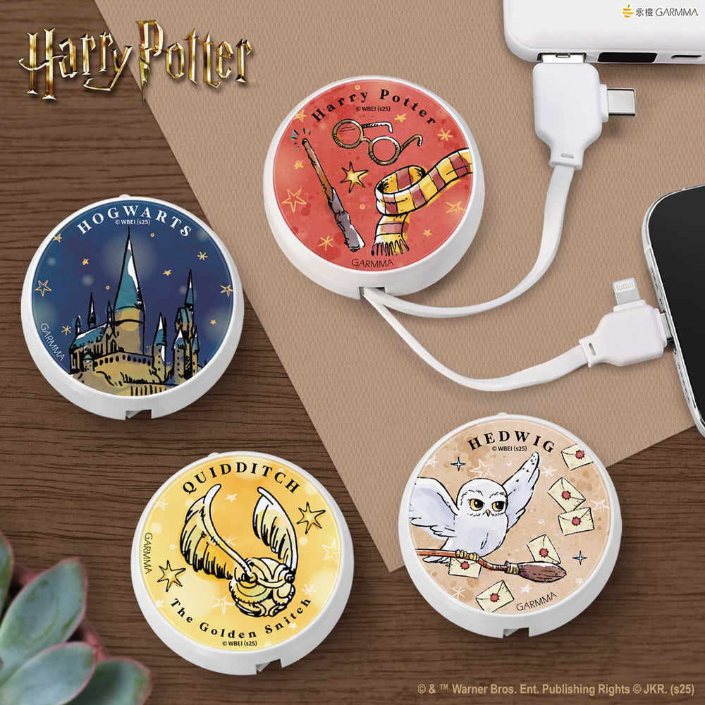 GARMMA Harry Potter PD Fast Charge Lightning+Type-C Extracted Extension Cable