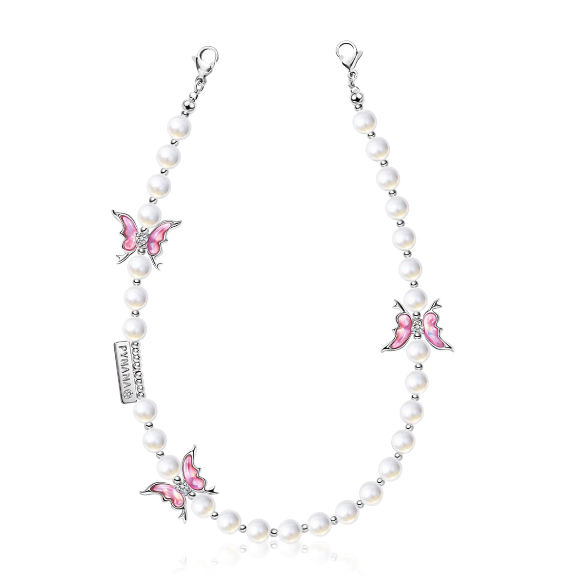 PYNANA Jewelry Aesthetics & Handcraft Multifunctional Chain Phone Charm Beads Strap Pearl Lanyard