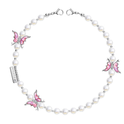 PYNANA Jewelry Aesthetics & Handcraft Multifunctional Chain Phone Charm Beads Strap Pearl Lanyard