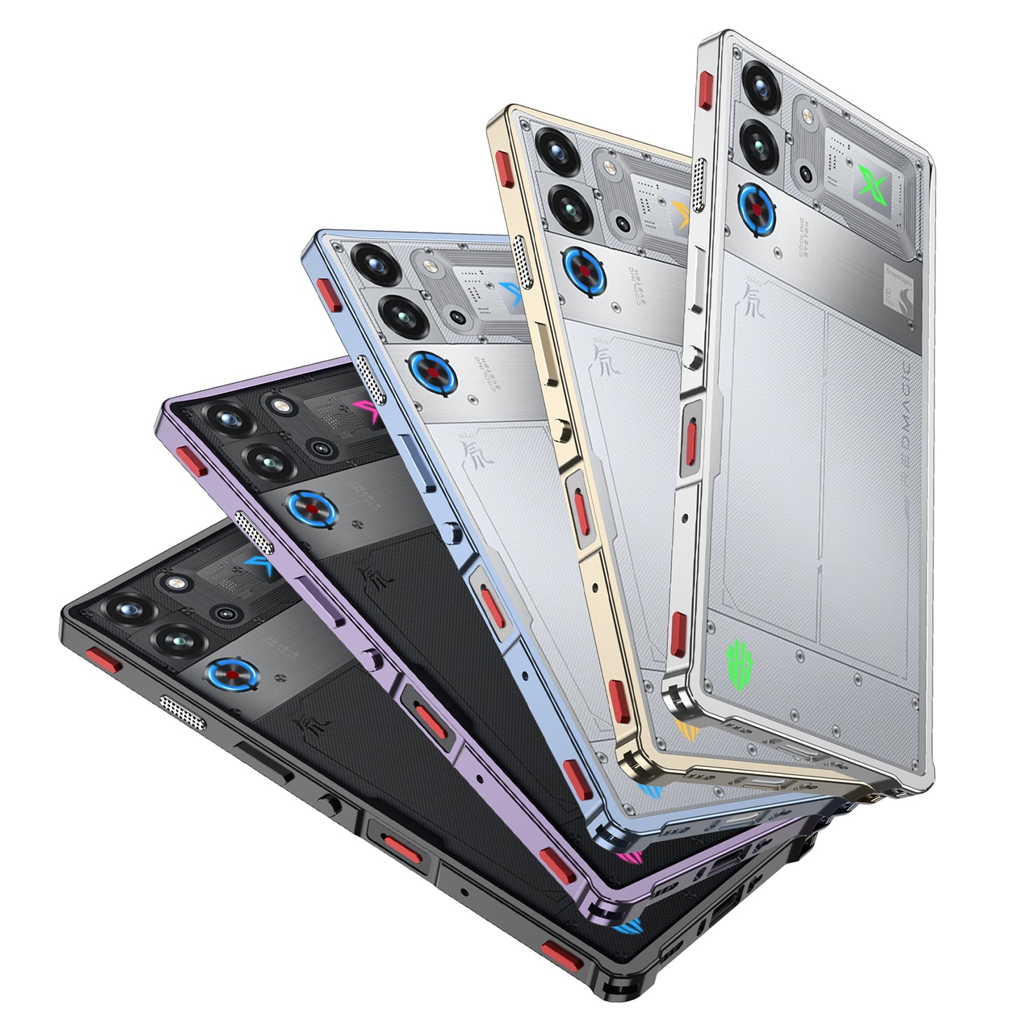 Armor King Supercar Heat Dissipation Metal Bumper Case Cover