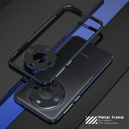 iy Aurora Sword Lens Protector Bicolor Aluminum Bumper Case for Huawei Mate 60 series