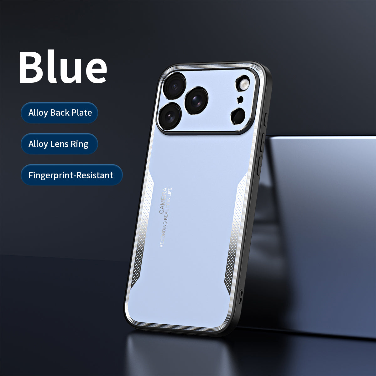 Armor King Fengshang TPU Frame Alloy Lens Protector Metal Backplate Case Cover
