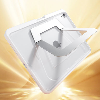 Armor King Double Aluminum Alloy Pivot Kickstand Acrylic + TPU Anti-bending Shockproof Case Cover for Apple iPad