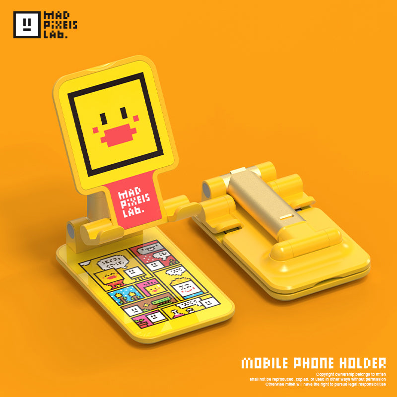 Mfish Mad Pixels Lab Foldable Stand Phone Holder
