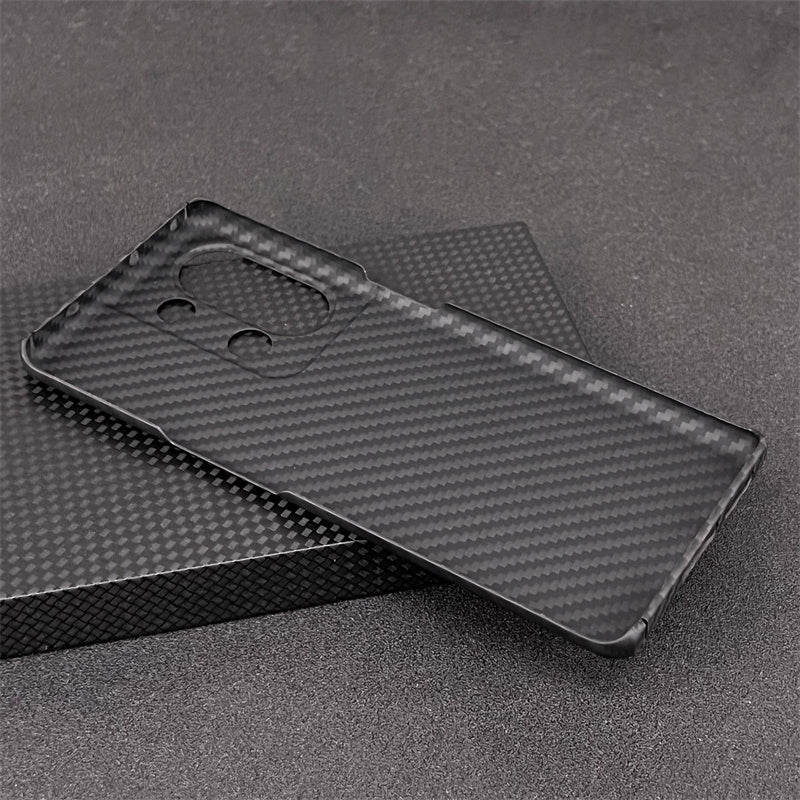 Oatsbasf Luxury Pure Carbon Fiber Case for OPPO Reno9 Series Smartphones