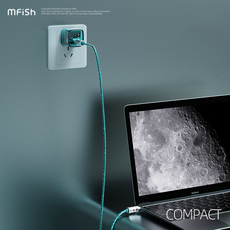 Mfish Silicon Based Life GaN 33W PD Fast Charging Kit