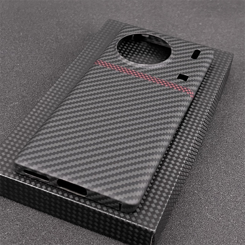 Oatsbasf Luxury Pure Carbon Fiber Case for vivo X90 Series Smartphones
