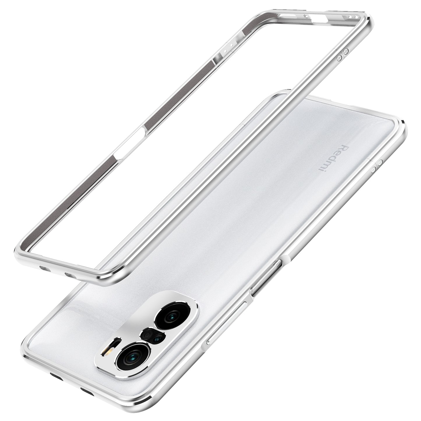 iy Aurora Sword Lens Protector Bicolor Aluminum Bumper Case for Xiaomi Poco F3 | Mi 11X | Mi 11i | Redmi K40 Pro | Redmi K40
