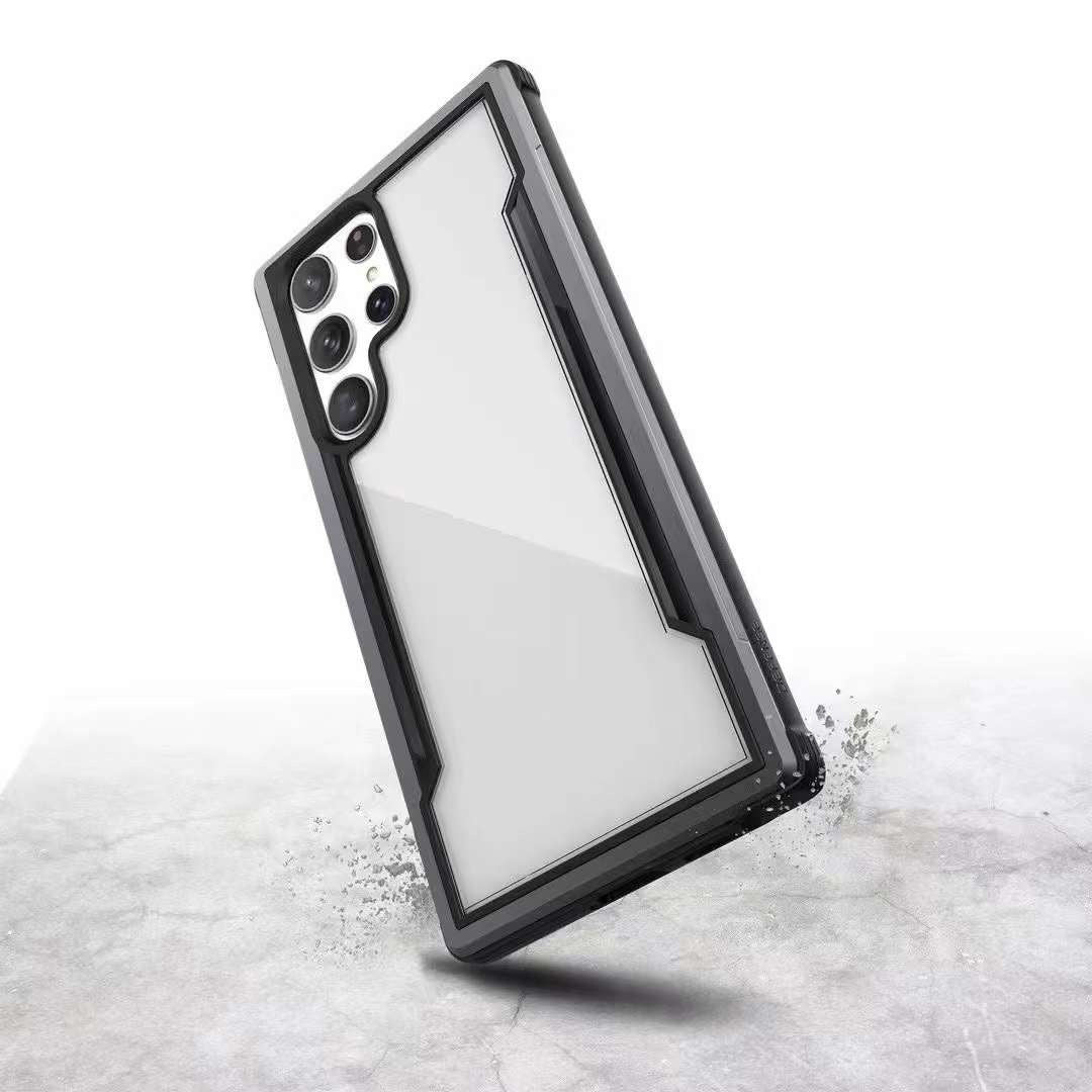 X-Doria Defense Shield Military Grade Anodized Aluminum TPU+PC Durable Case Cover for Samsung Smartphones