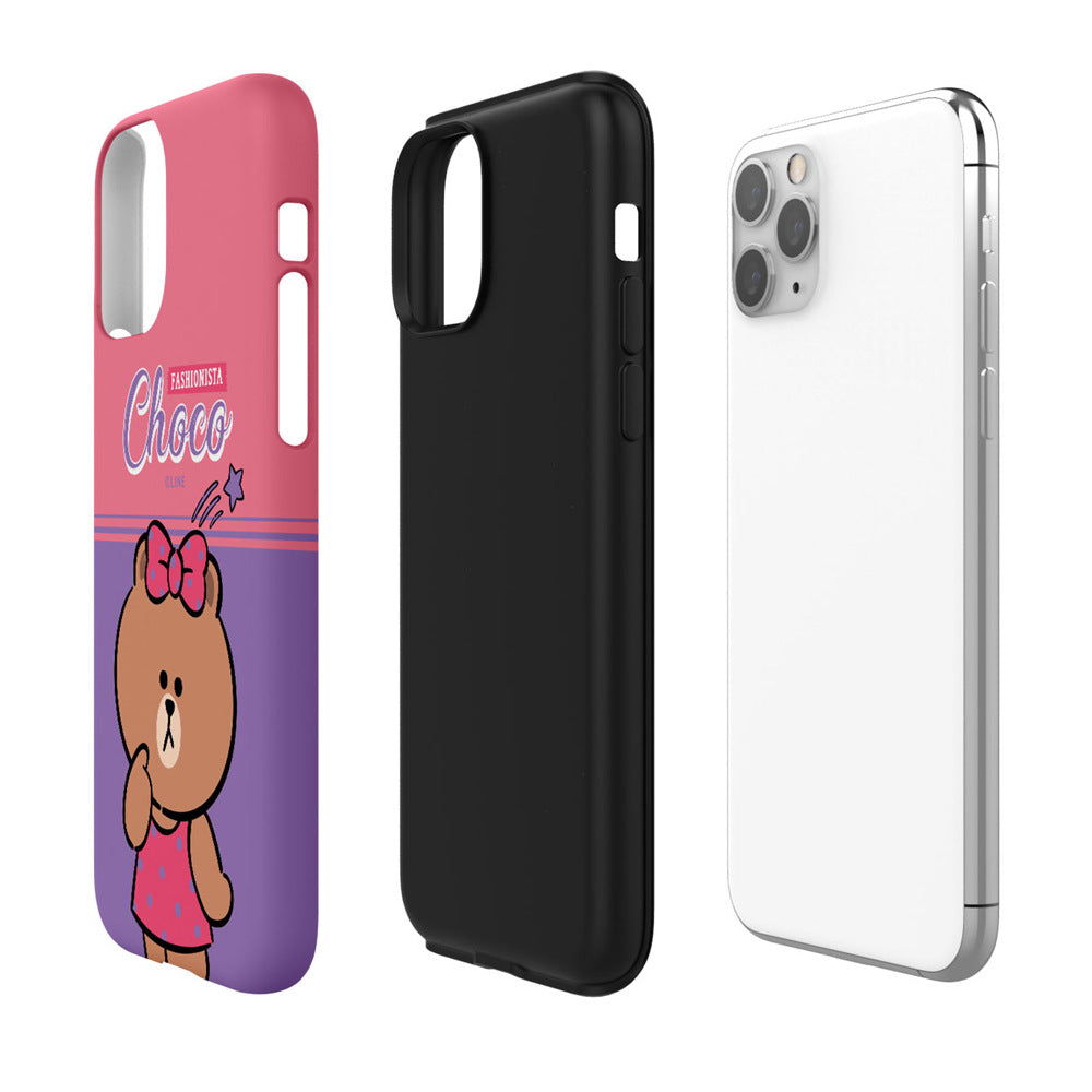 Line Friends Play Dual Layer TPU+PC Shockproof Guard Up Combo Case Cover