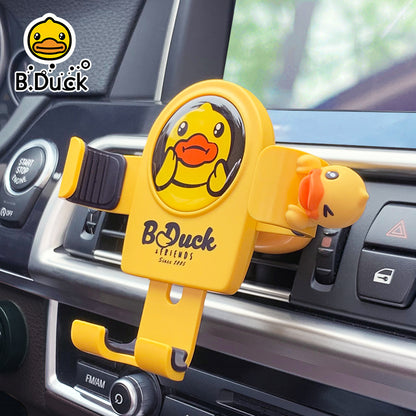 B.Duck Figure Car Gravity Bracket Phone Holder