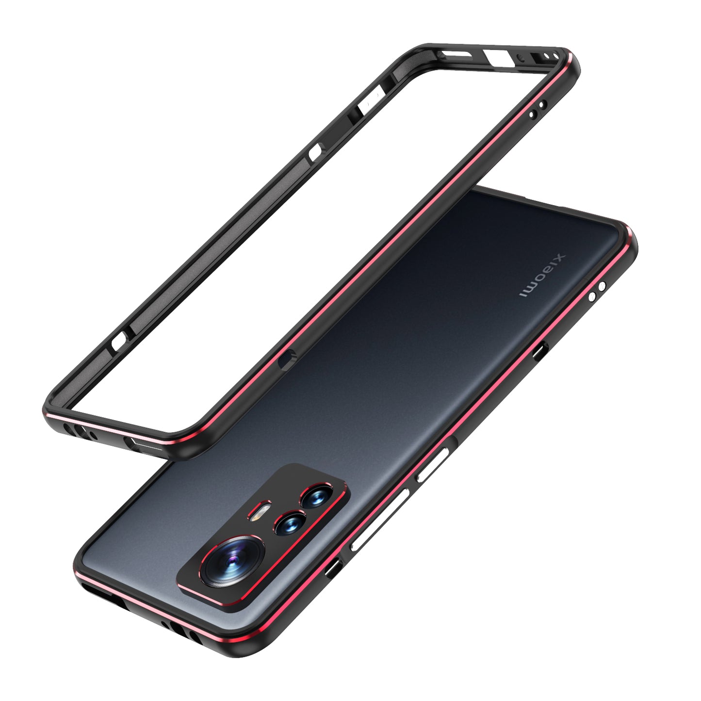 iy Aurora Sword Lens Protector Bicolor Aluminum Bumper Case for Xiaomi 12S Pro / 12S / 12X / 12
