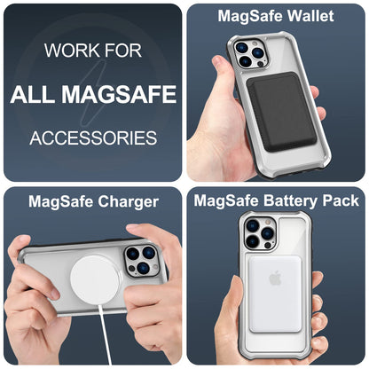 PQY Armour Magnetic MagSafe Shockproof Case Cover