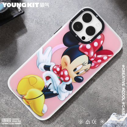 YOUNGKIT Disney MagSafe Slim Thin Matte Anti-Scratch Back Shockproof Cover Case