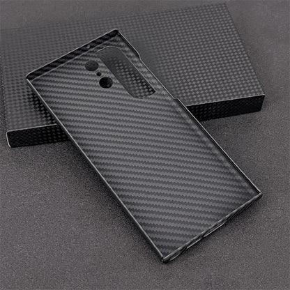 Oatsbasf Luxury Pure Carbon Fiber Case for Samsung Galaxy S23 Series Smartphones