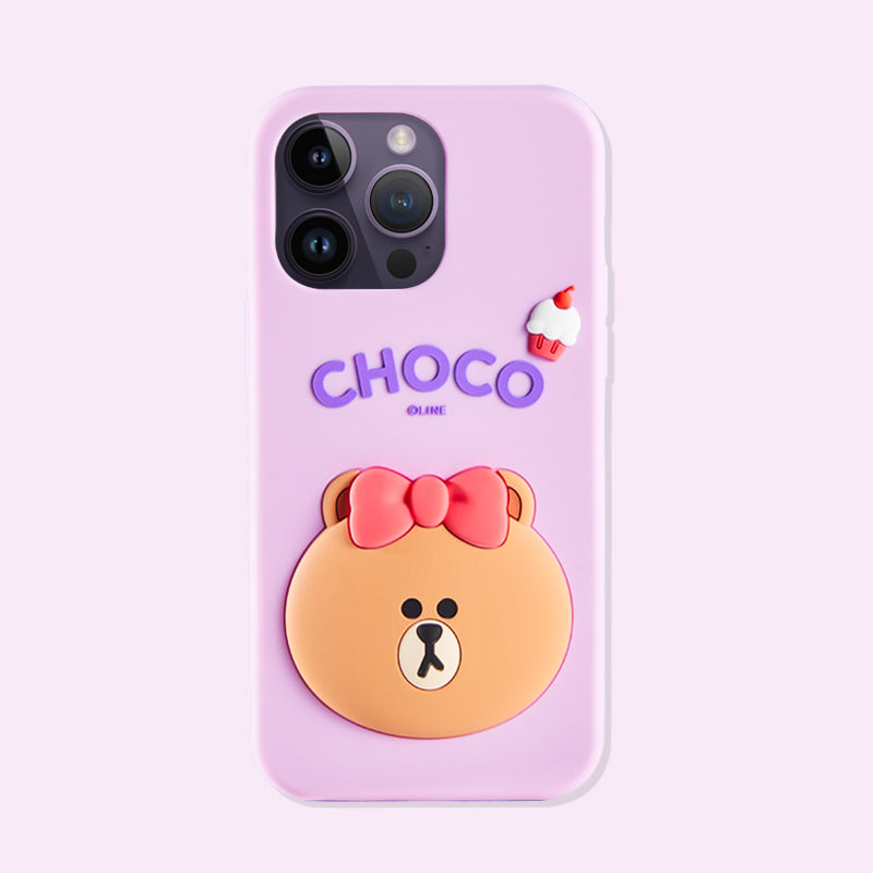 Line Friends Shockproof 3D Silicone Case Cover