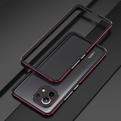 iy Aurora Sword Lens Protector Bicolor Aluminum Bumper Case for Xiaomi Mi 11