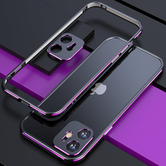 iy Aurora Sword Lens Protector Bicolor Aluminum Bumper Case for Apple iPhone 12 series