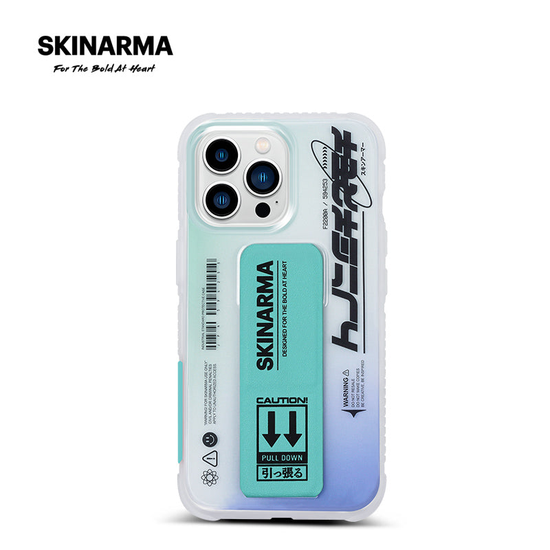 Skinarma Clear Case with Extendable Grip Stand