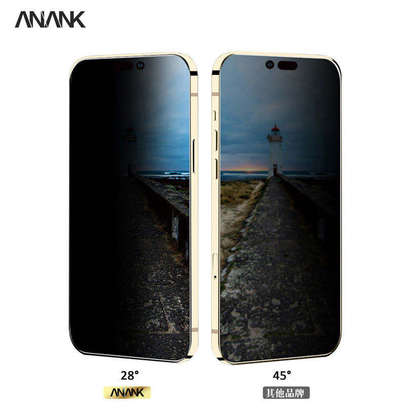 ANANK 9H Hardness Full Coverage Tempered Glass Screen Protector Film