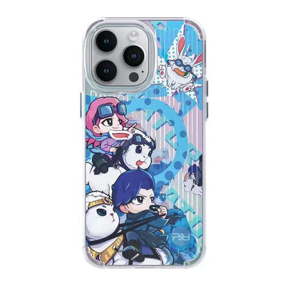 PQY Moon Rabbit Knight Magnetic MagSafe Shockproof Case Cover
