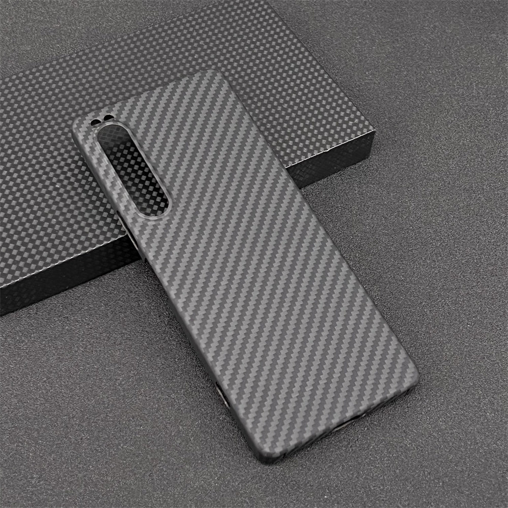 Oatsbasf Luxury Pure Carbon Fiber Case for SONY Smartphones