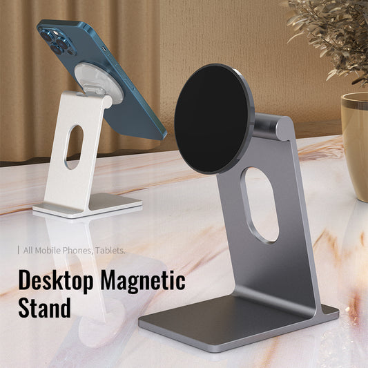 R-Just Square Magnetic Stand Aluminum Alloy Desktop Bracket