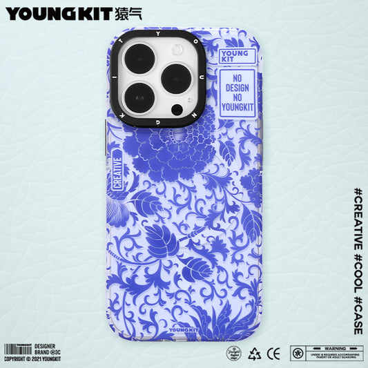 YOUNGKIT Porcelain MagSafe Slim Thin Matte Anti-Scratch Back Shockproof Cover Case