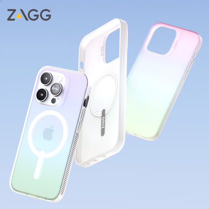 ZAGG Iridescent Snap MagSafe Anti-microbial D3O Ultimate Impact Protection Case Cover