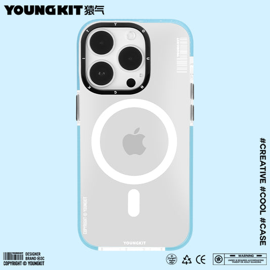 YOUNGKIT Exquisite MagSafe Slim Thin Clear Anti-Scratch Back Shockproof Cover Case