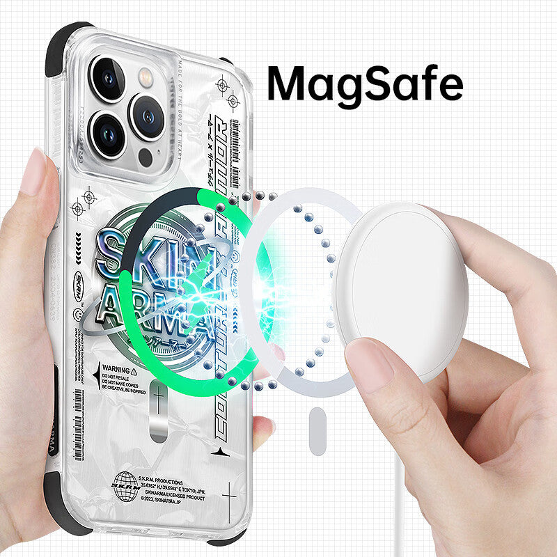 Skinarma Starry Sky MagSafe Mag-Charge Hybrid Case with 360° Impact Bumper