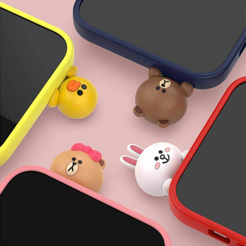Line Friends Figure Shockproof 3D Silicone Case Cover