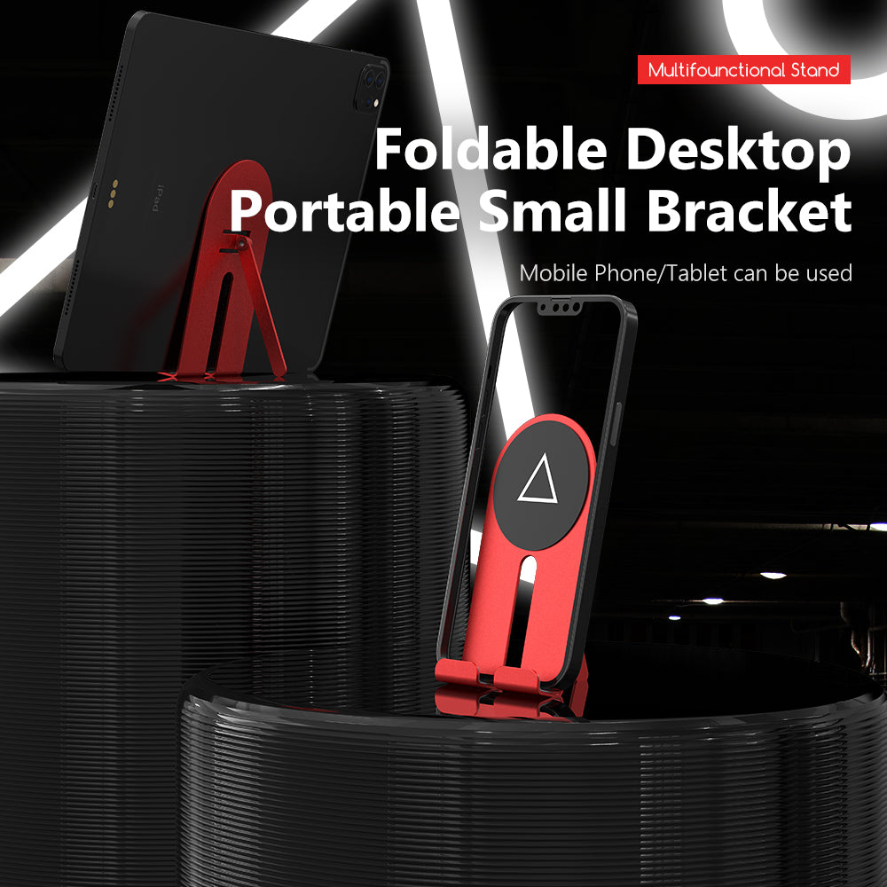 R-Just Geometric Aluminum Alloy Foldable Desktop Multifunctional Stand