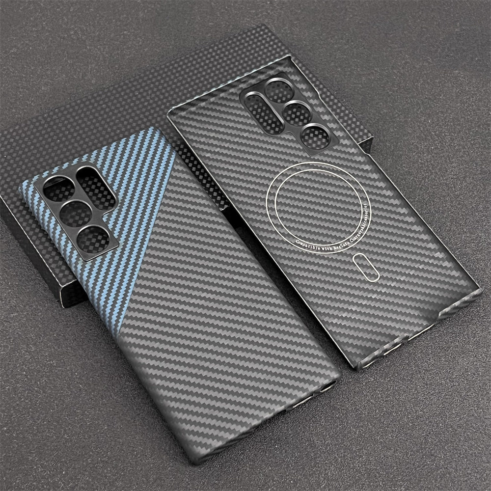 Oatsbasf Luxury Pure Carbon Fiber Case for Samsung Galaxy S Series Smartphones