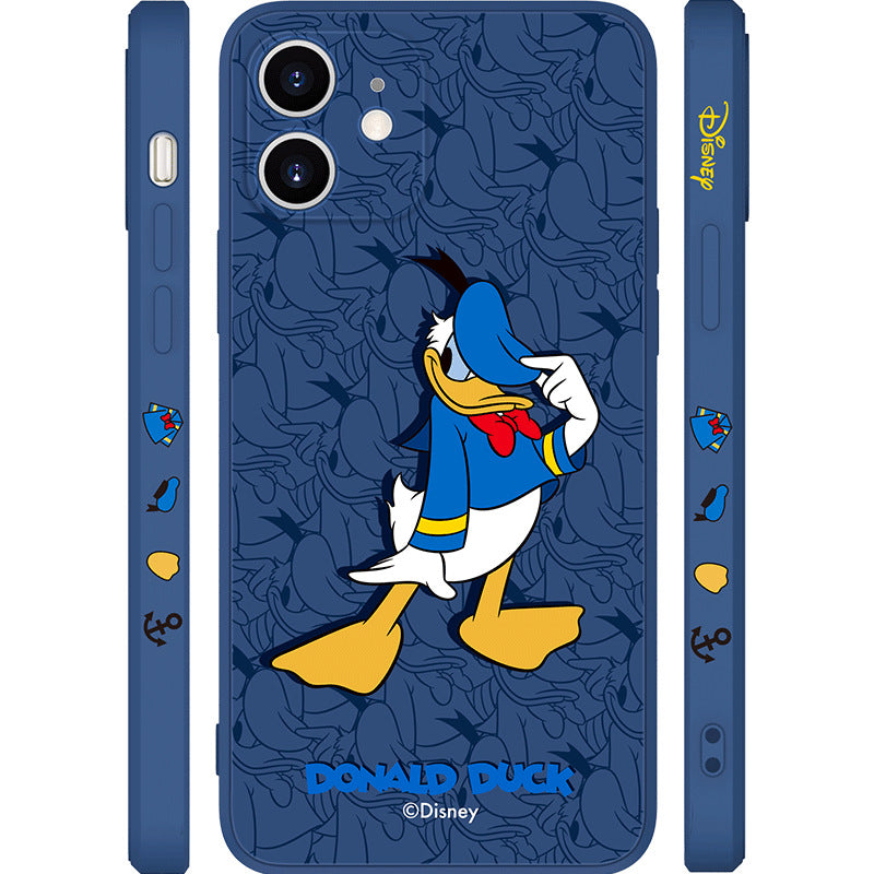 UKA Disney Characters Side Print Liquid Silicone Case Cover