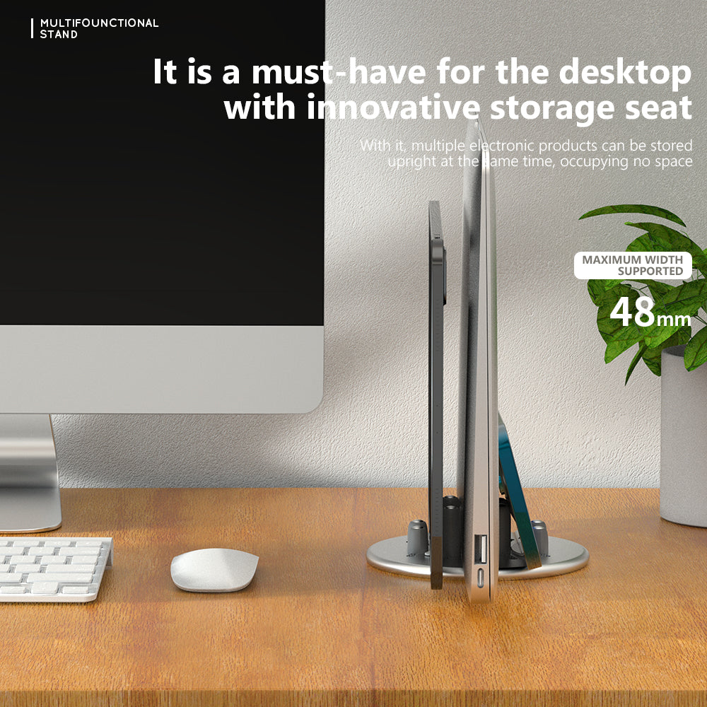 R-Just Disc Desktop Storage Base Multifunctional Stand
