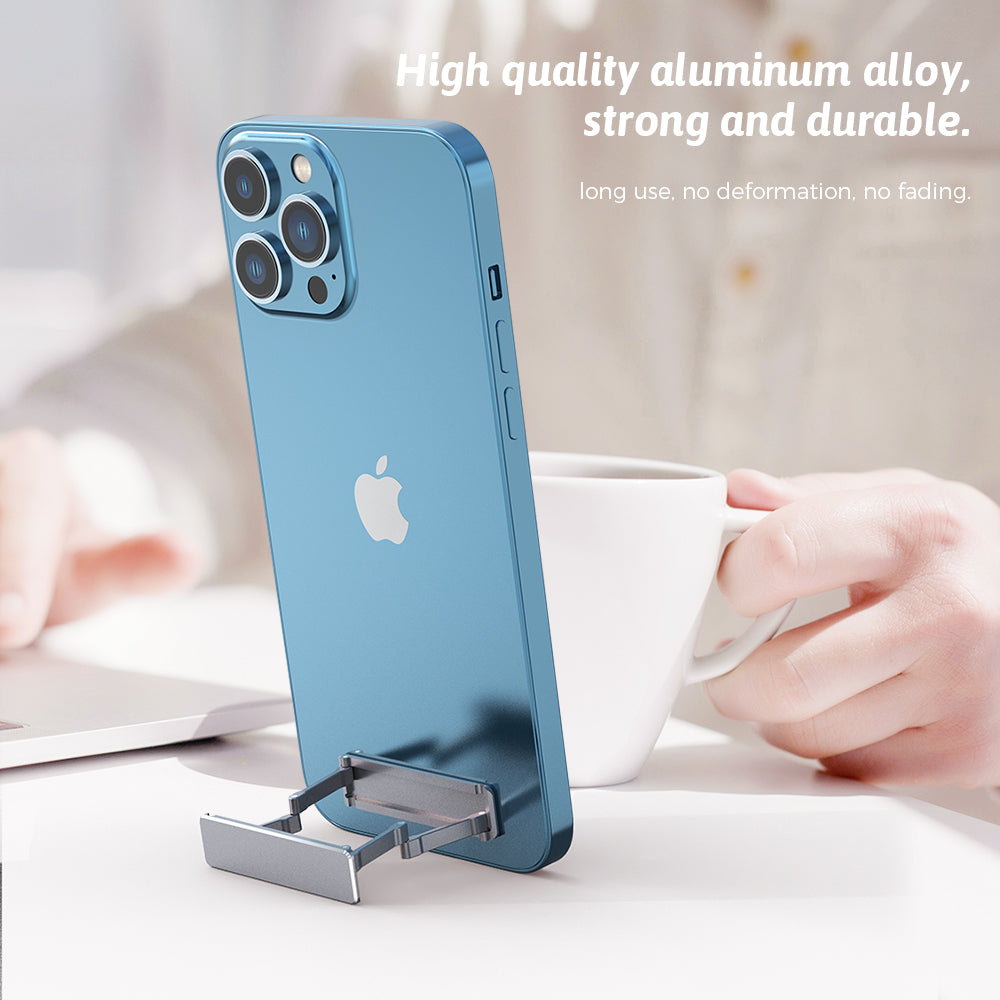 R-Just Aluminum Alloy Invisible Folding Portable Mobile Phone Bracket Tablet Stand