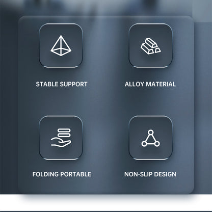 R-Just QIANYI Lifting Folding Desktop Support Metal Stand