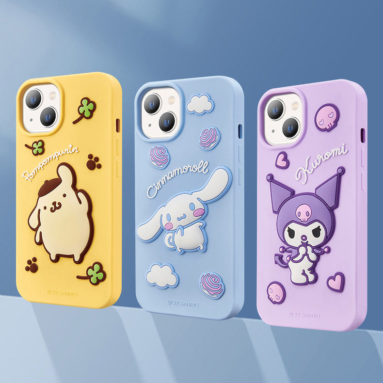 UKA Sanrio Characters Shockproof 3D Silicone Back Case Cover