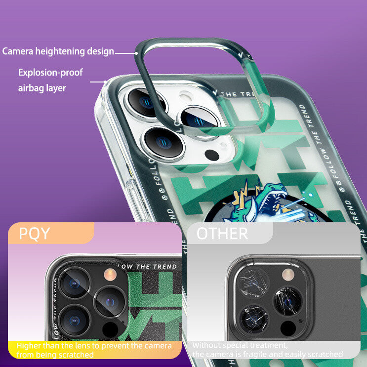 PQY Cool Magnetic MagSafe Shockproof Case Cover